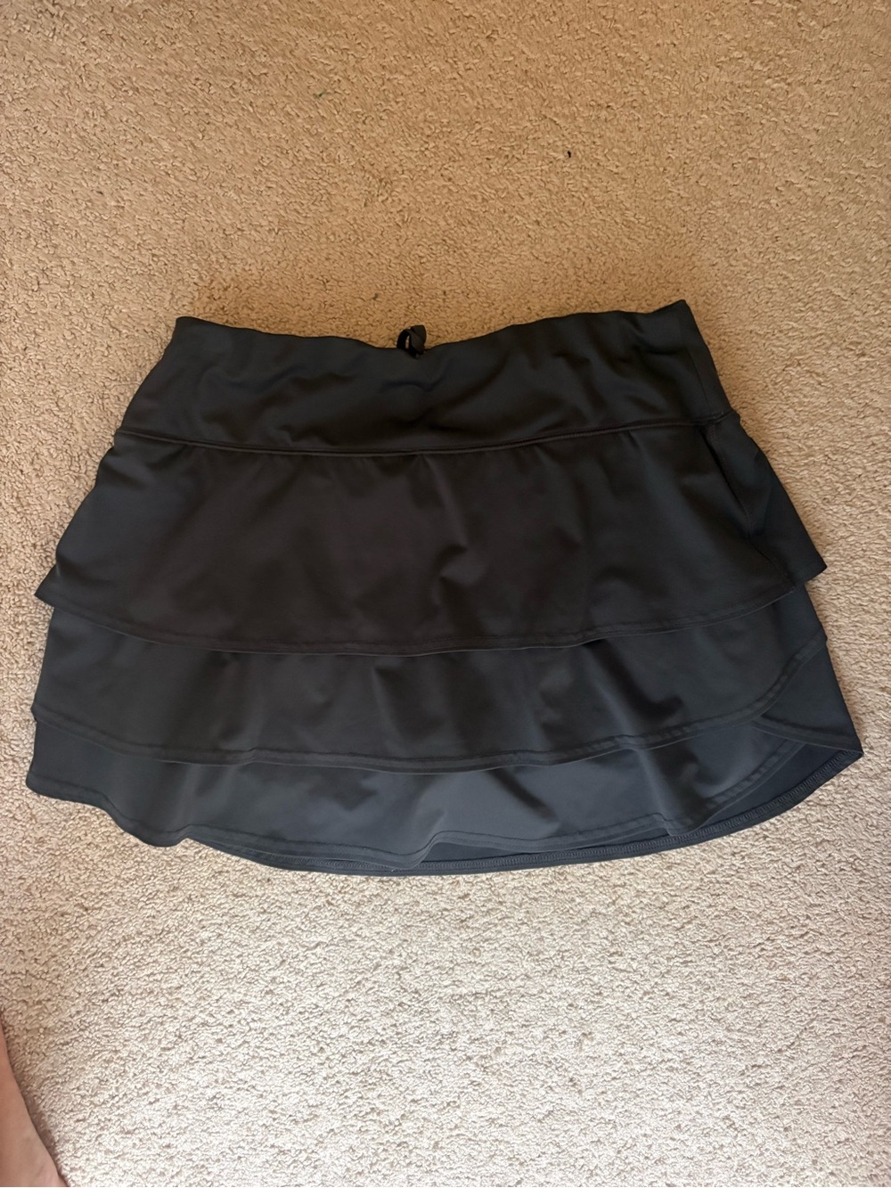 Athleta Black Tiered Skort - Circle Skater Style